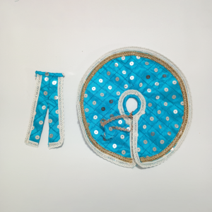 વાદળી લડ્ડુ ગોપાલ પોશાક ( સાઇઝ નં- 5 )