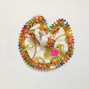 સફેદ લડ્ડુ ગોપાલ પોશાક ( સાઇઝ નં- 0 )