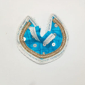 વાદળી લડ્ડુ ગોપાલ પોશાક ( સાઇઝ નં- 0 )