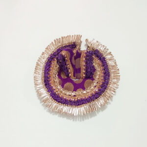 જાંબલી લડ્ડુ ગોપાલ પોશાક ( સાઇઝ નં- 1 )