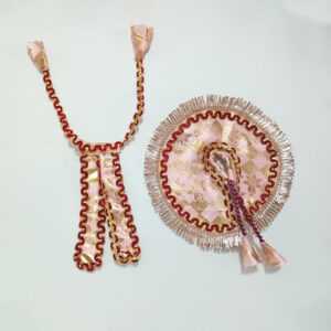 ગુલાબી લડ્ડુ ગોપાલ પોશાક ( સાઇઝ નં- 2 )