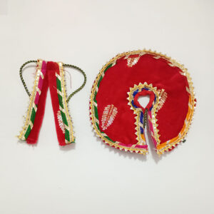 લાલ લડ્ડુ ગોપાલ પોશાક ( સાઇઝ નં- 2 )