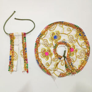 સફેદ લડ્ડુ ગોપાલ પોશાક ( સાઇઝ નં- 3 )