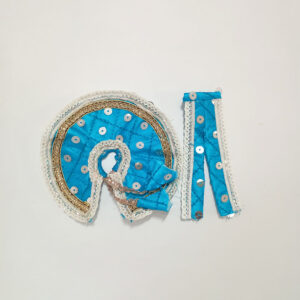 વાદળી લડ્ડુ ગોપાલ પોશાક ( સાઇઝ નં- 2 )