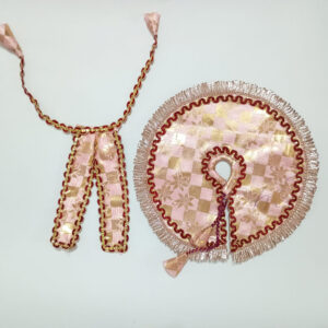 ગુલાબી લડ્ડુ ગોપાલ પોશાક ( સાઇઝ નં- 3 )