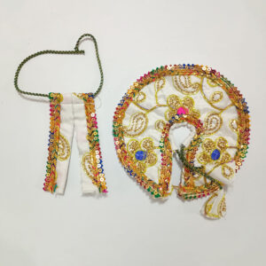 સફેદ લડ્ડુ ગોપાલ પોશાક ( સાઇઝ નં- 4 )