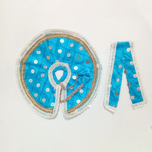 વાદળી લડ્ડુ ગોપાલ પોશાક ( સાઇઝ નં- 4 )